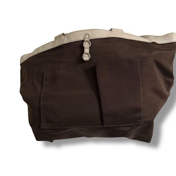 Coach Hamptons Large Signature Python Hobo Handbag Brown - Picture 11 of 11